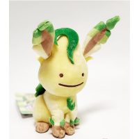 Authentic Pokemon center plush ditto transform Leafeon +/- 18cm